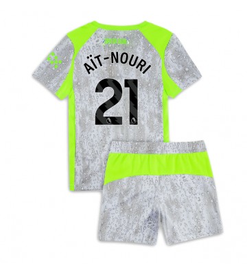 Manchester City Rayan Ait-Nouri #21 Replika Babytøj Tredje sæt Børn 2025-26 Kortærmet (+ Korte bukser)